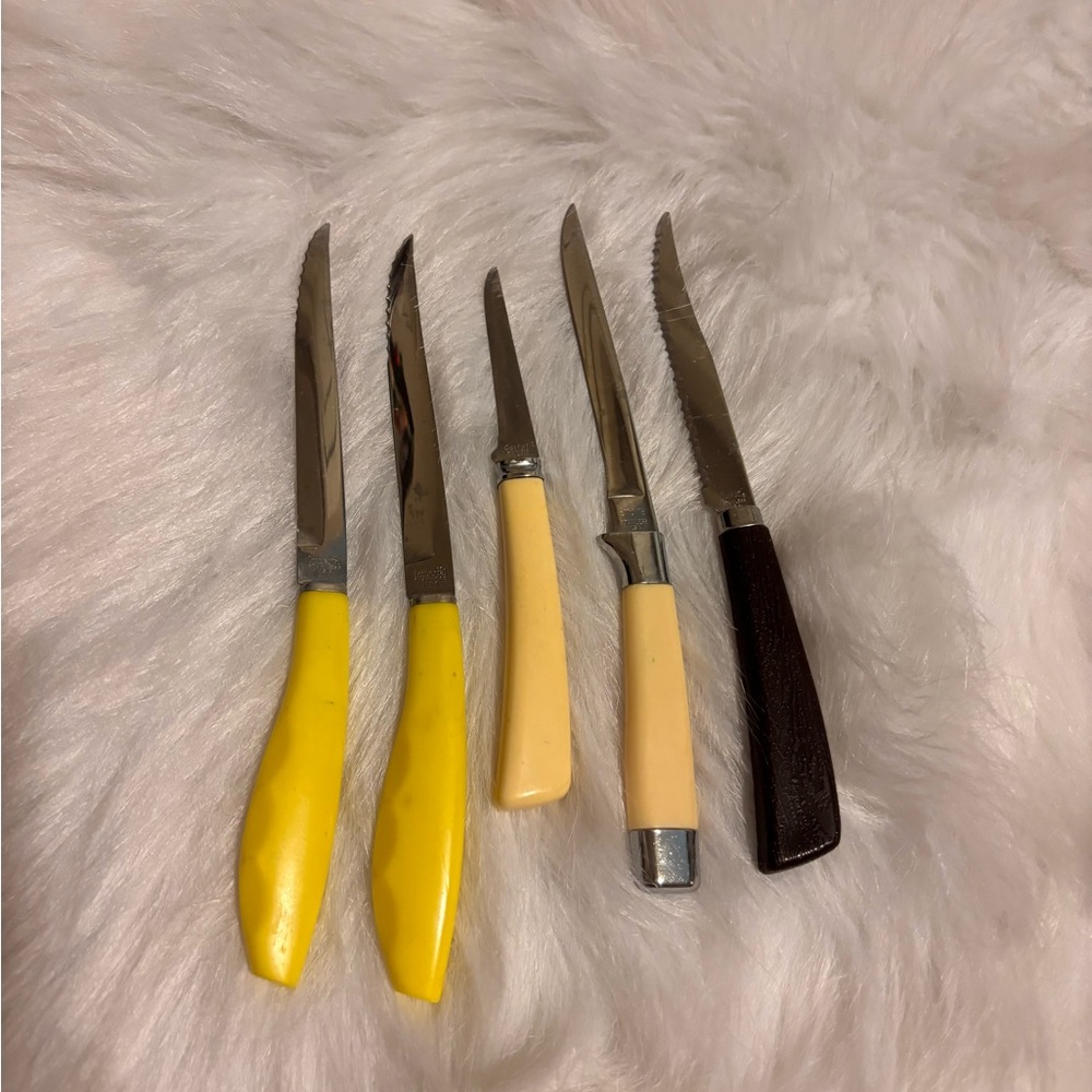 5 piece vintage knife lot bundle empire imperial quikut - Picture 3 of 3